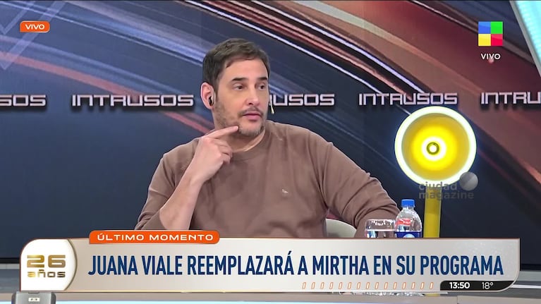 Nacho Viale habló de la salud de Mirtha Legrand tras ausentarse de la grabación del sábado