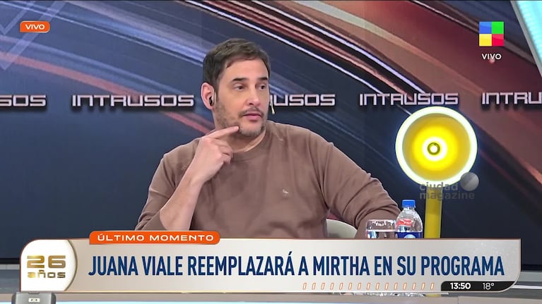 Nacho Viale habló de la salud de Mirtha Legrand tras ausentarse de la grabación del sábado