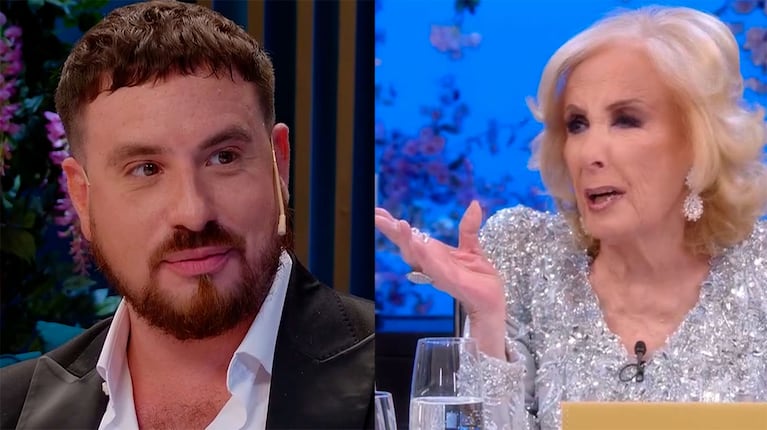 Mirtha Legrand le dijo a Fede Bal que es un mentiroso serial y él reaccionó