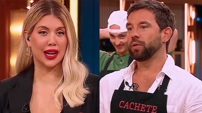 Wanda Nara sorprendió a Cachete Sierra con una pregunta picante en MasterChef Celebrity: “¿Usás...?"