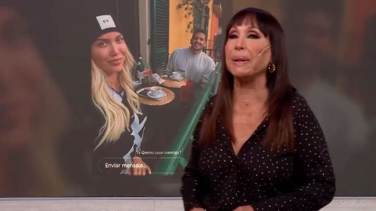 Moria Casán lanzó una picante teoría sobre el casamiento de Wanda Nara con Martín Migueles: “Quiere ganarle”