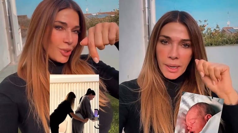 Catherine Fulop se mostró fascinada con su nieta y casi revela su carita sin permiso