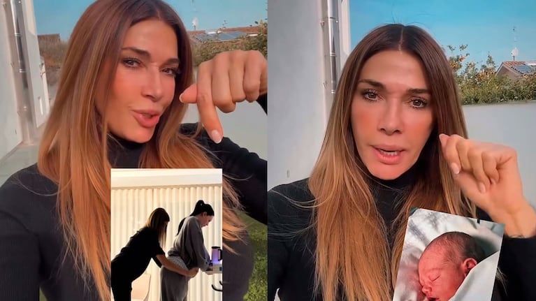 Catherine Fulop se mostró fascinada con su nieta y casi revela su carita sin permiso