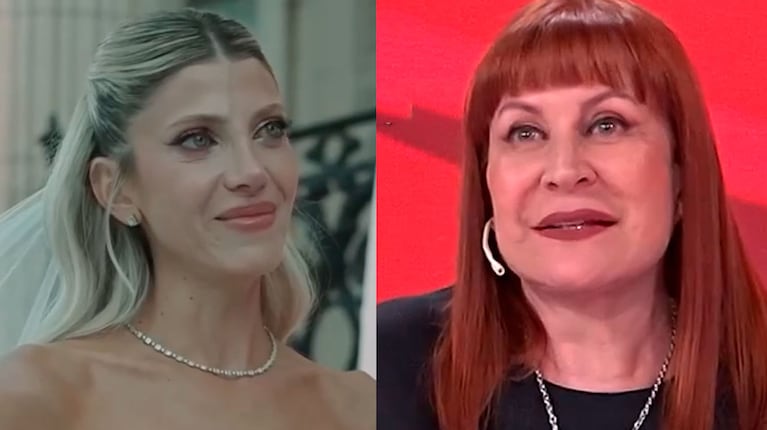 Matilda Blanco evaluó el vestido de novia de Cande Ruggeri y sorprendió: “La más linda de los últimos 10 años”