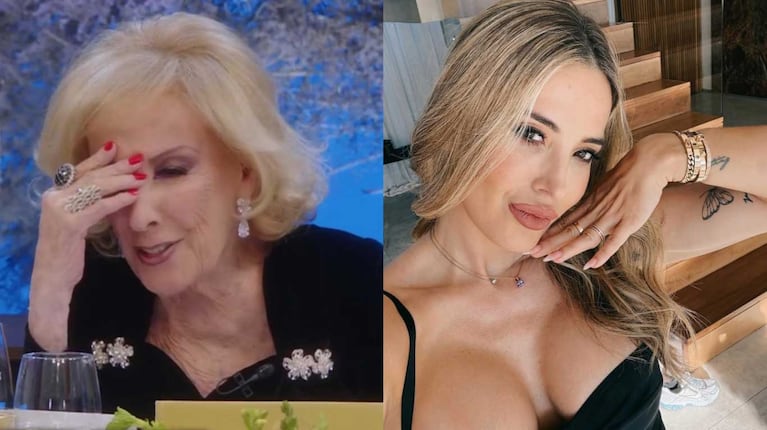 Mirtha Legrand recordó el papelón que hizo Jésica Cirio en la mesaza: “Nunca me pasó”