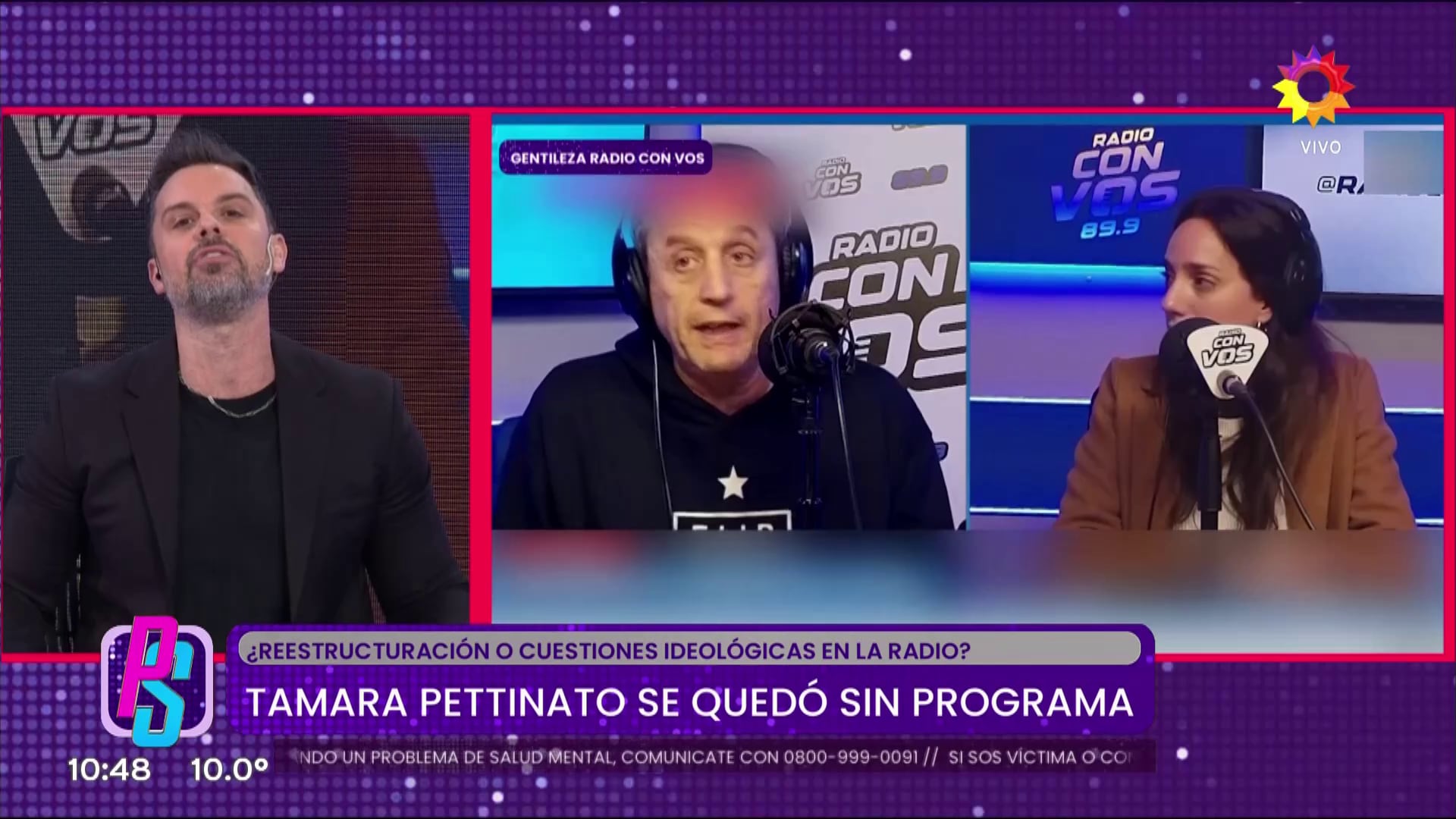 Cómo queda la grilla de Radio con vos tras el levantamiento del programa de Tamara Pettinato