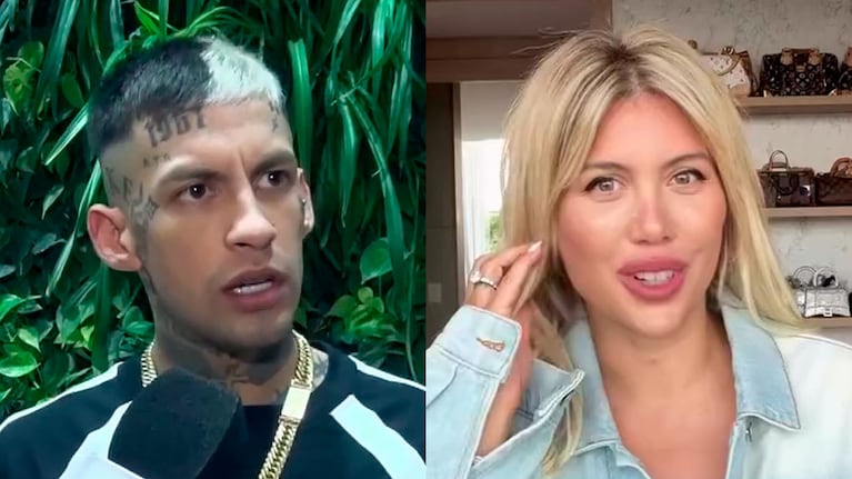 L-Gante fue lapidario con Wanda Nara al analizar su relación y la de Martín Migueles