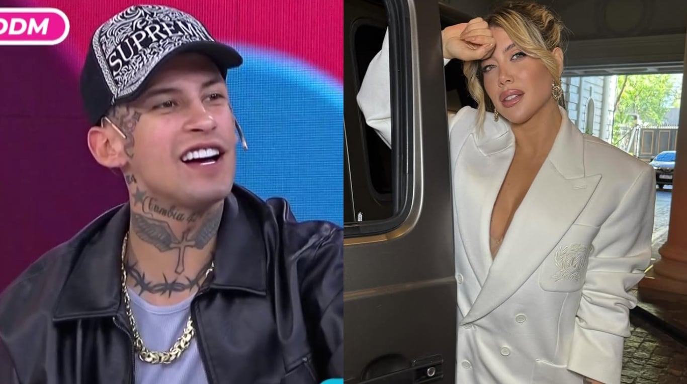 L-Gante sorprendió al revelar cuándo fue la última vez que le dio un beso a Wanda Nara