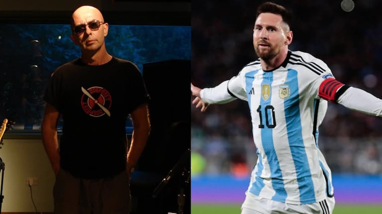 Se conoció el audio que el Indio Solari no se animó a mandarle a Leo Messi: “Te merecés una buena vida”