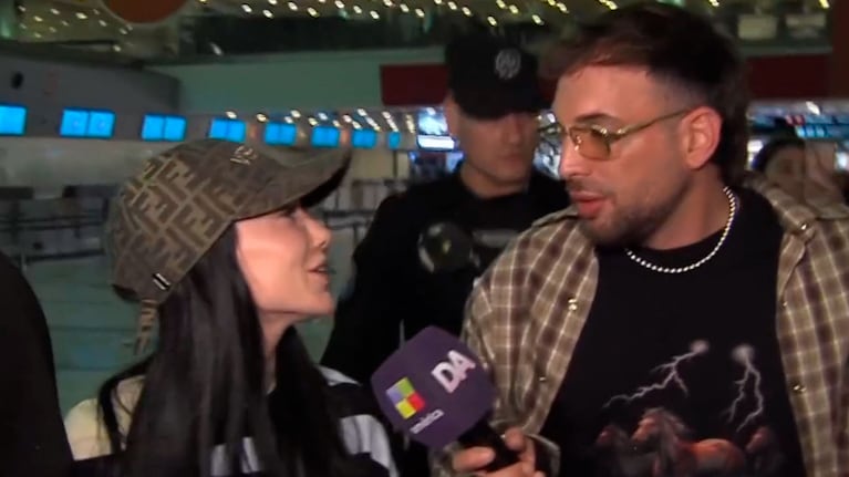 La Joaqui frenó a un notero por un comentario sobre Luck Ra delante de Tiago PZK: “Hay que respetar a mi pareja”