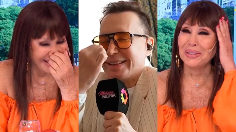 El furcio de Moria Casán sobre Gimena Accardi que hizo estallar de risa a Marcelo Polino