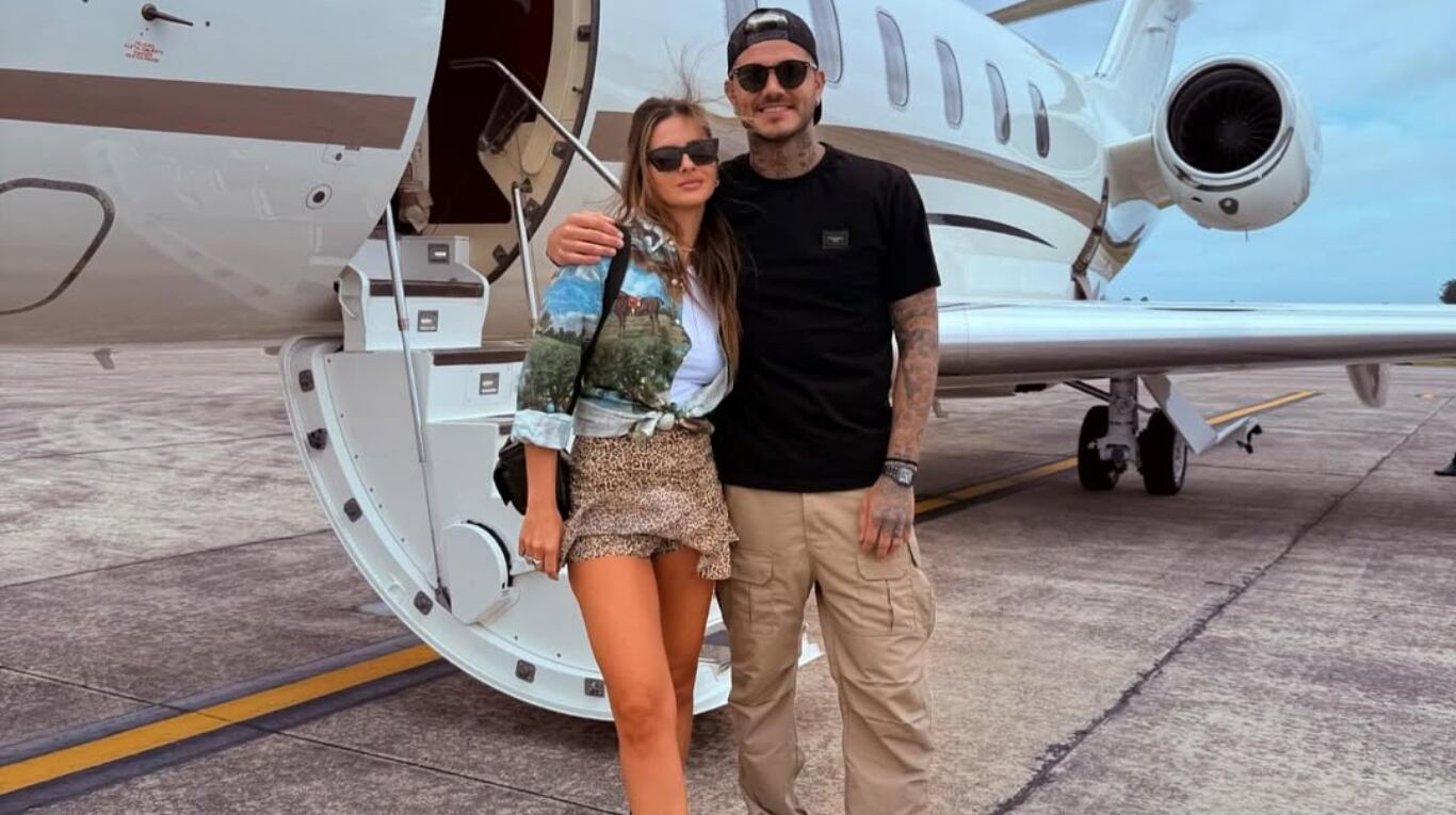 Los detalles del vuelo de Mauro de Icardi y la China Suárez a Turquía 