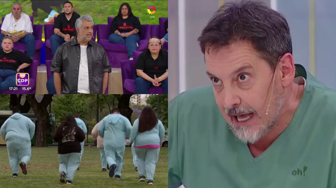 El enojo de Sergio Verón con los participantes de Cuestión de Peso