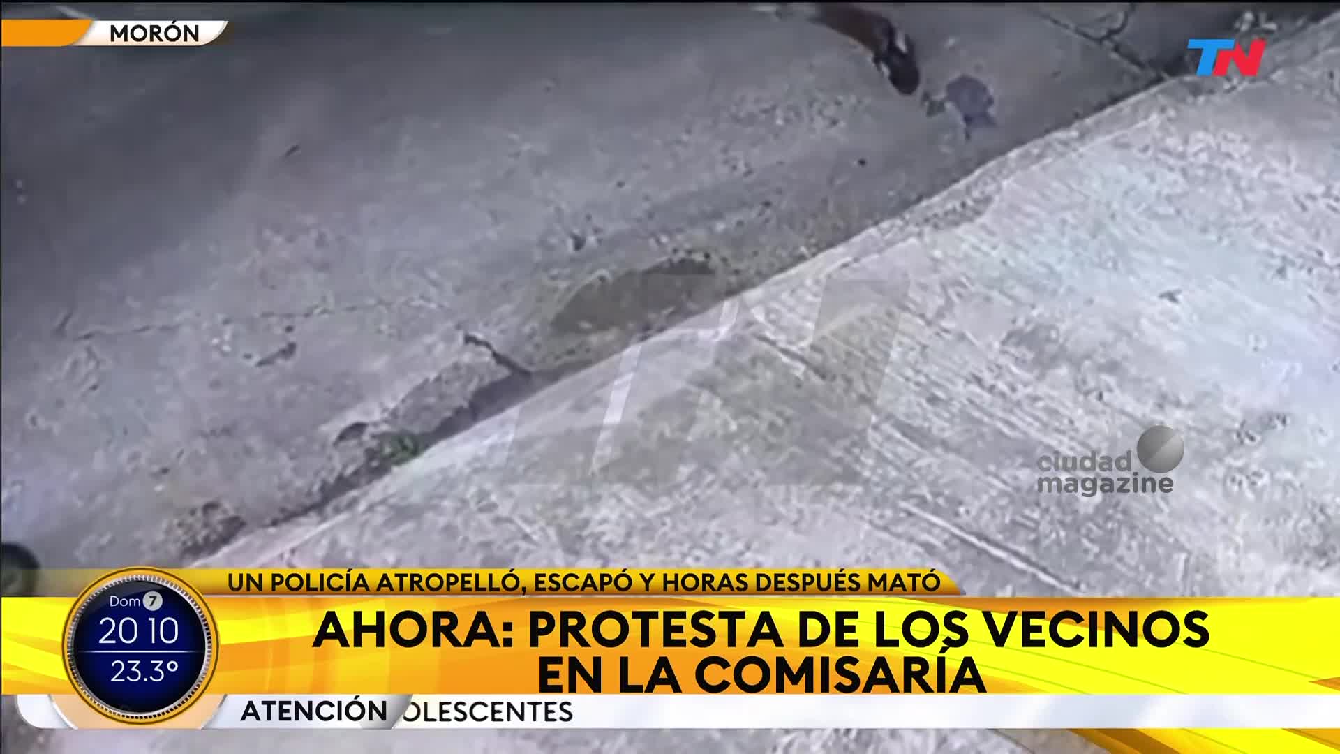 La esposa del hombre atropellado por un policía de la Federal en Morón rompió el silencio