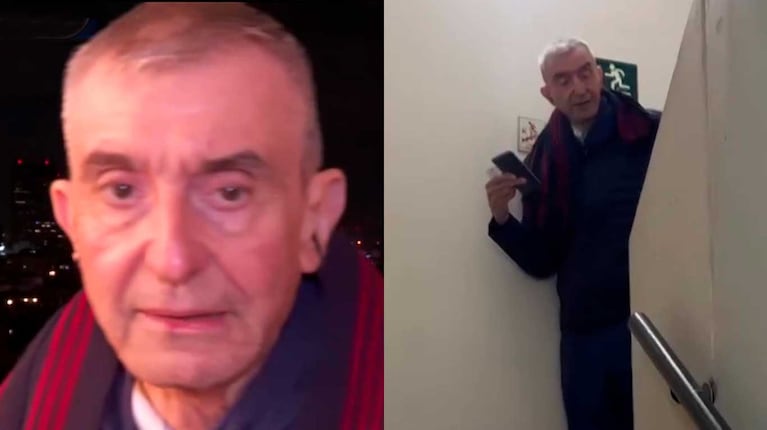 Nelson Castro sufrió un ataque de misiles en vivo en Israel: así fueron los 20 minutos de tensión