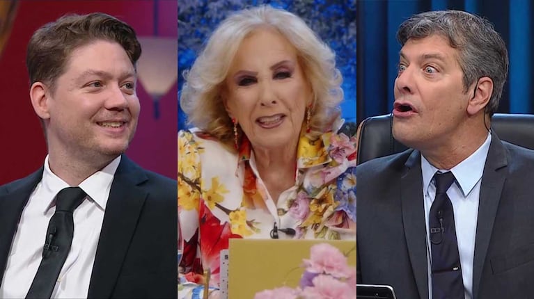 Emanero sorprendió a Mario Pergolini con un inesperado parentesco con Mirtha Legrand