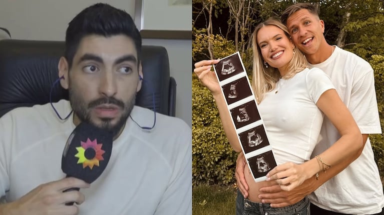 La reacción de Facundo Moyano cuando le preguntaron por el embarazo de su ex, Eva Bargiela