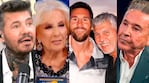 De Marcelo Tinelli a Ricardo Montaner y Mirtha Legrand: los famosos que despidieron a Jorge Messi y acompañaron a Lionel