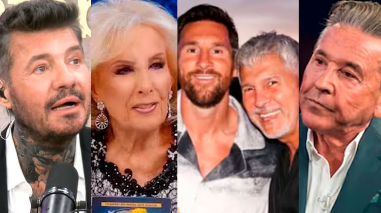 De Marcelo Tinelli a Ricardo Montaner y Mirtha Legrand: los mensajes de los famosos a Lionel Messi tras la muerte de Jorge Messi