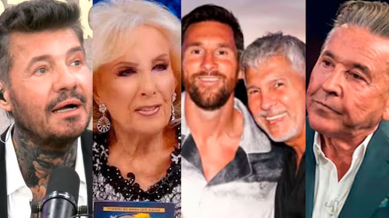 De Marcelo Tinelli a Ricardo Montaner y Mirtha Legrand: los mensajes de los famosos a Lionel Messi tras la muerte de Jorge Messi