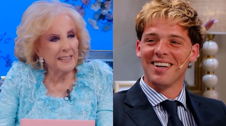 Santi Maratea se sonrojó con las preguntas íntimas de Mirtha Legrand: “Tengo novia”