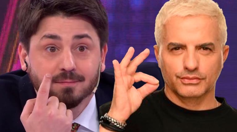 Pampito respondió si se puso bótox y desafió a Ángel de Brito en vivo: “A ver si podés hacer lo mismo”