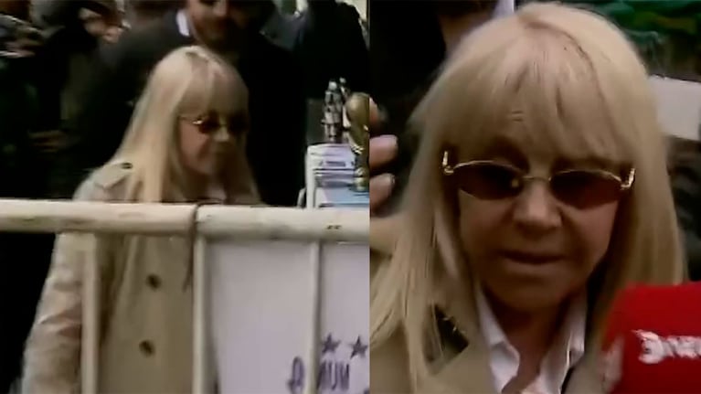 Así llegó Claudia Villafañe a los tribunales en un día clave en el juicio por la muerte de Diego Maradona