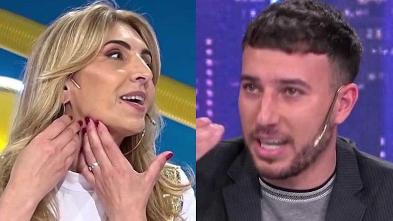 Martín Salwe apuró al aire a Karina Iavícoli por contar que se hizo un retoque en la cara