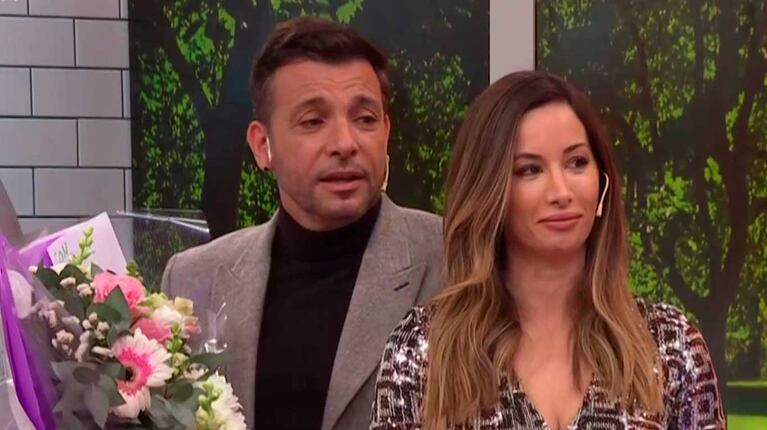 Martín Bossi le hizo un pícaro reclamo en vivo a Estefi Berardi en pleno rumor de romance: “Estoy cansado”