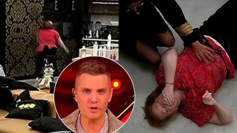 Gran Hermano: el video completo de la brutal caída de Andrea del Boca
