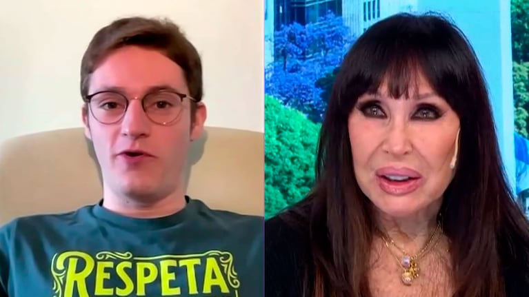 Moria Casán conoció al imitador que la viralizó en España y él lanzó un sincericidio: “Me colgué de tus...”