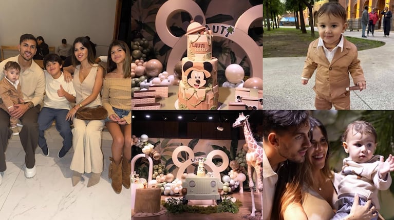 Leandro Paredes y Camila Galante celebraron el primer cumpleaños de Lautaro con un safari de lujo