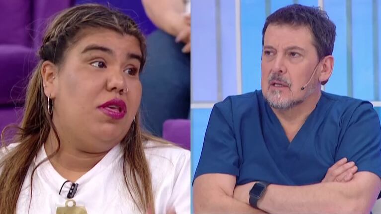 El tenso momento de Camilota con Sergio Verón en Cuestión de Peso