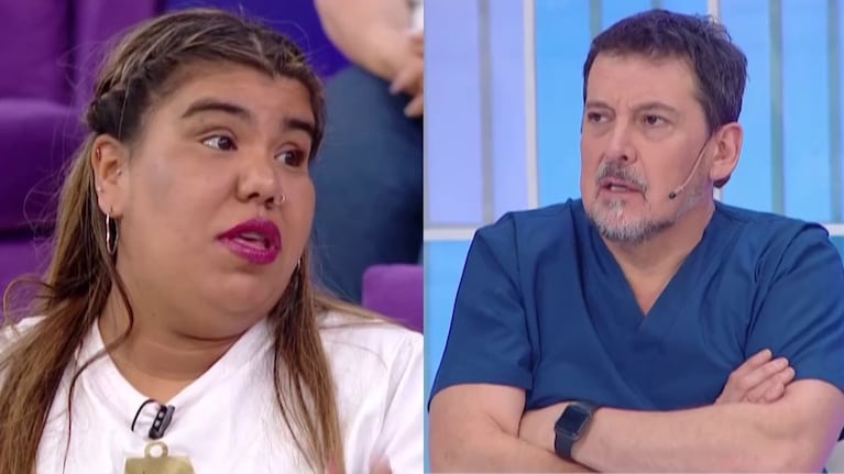 El tenso cruce entre Camilota y Sergio Verón en Cuestión de Peso