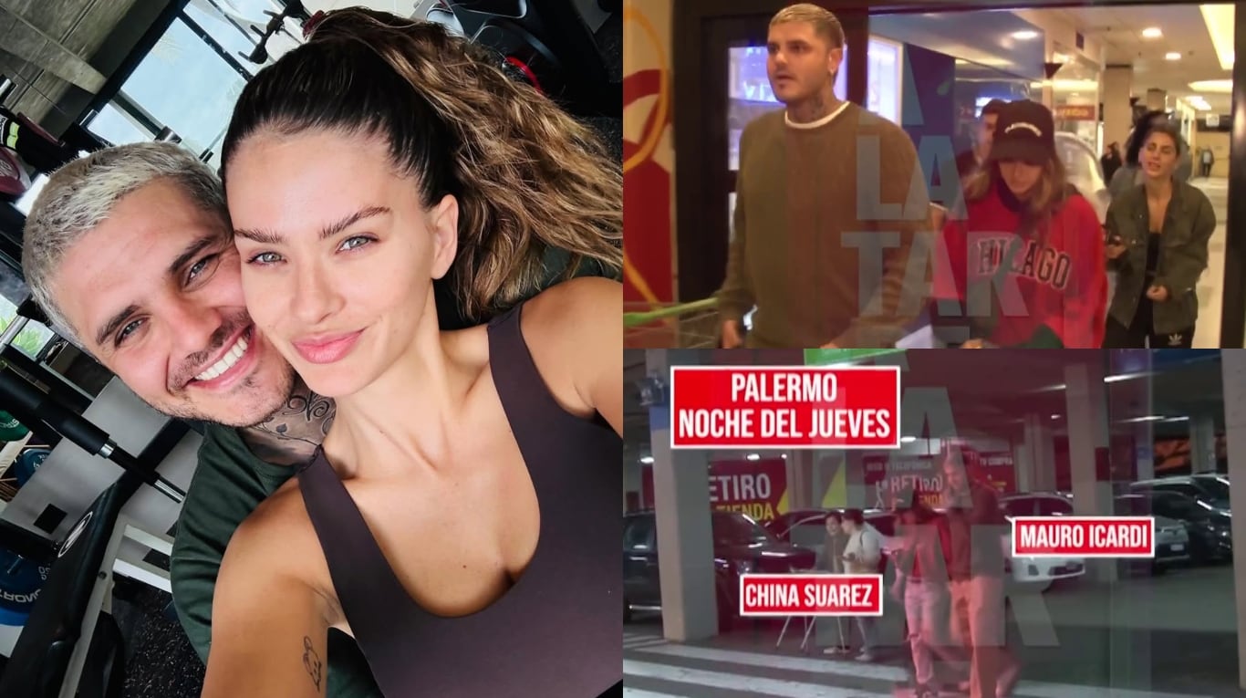 La reacción de la China Suárez y Mauro Icardi tras ser captados haciendo compras en Palermo