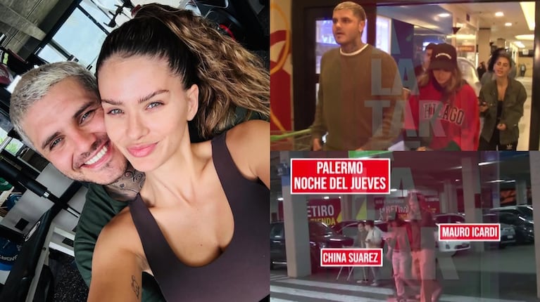 La reacción de la China Suárez y Mauro Icardi tras ser captados haciendo compras en Palermo