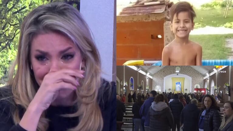 El desgarrador llanto de Virginia Gallardo por la muerte de Thiago, el nene de 7 años baleado por un policía