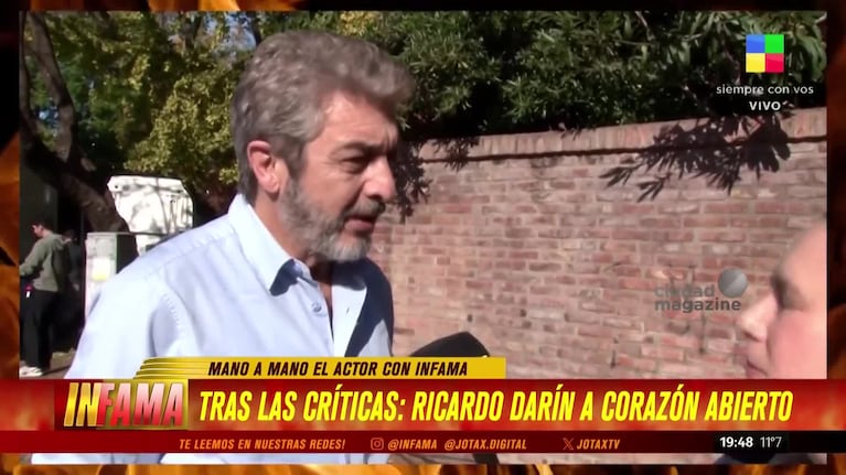 Ricardo Darín rompió el silencio sobre Lali Espósito y el escándalo por el precio de las empanadas