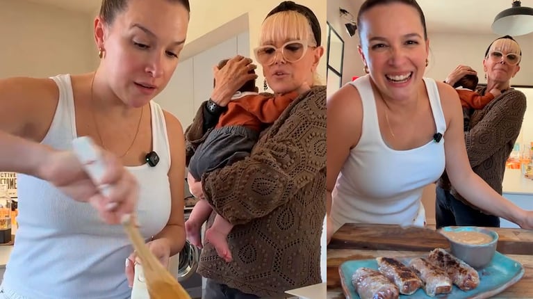 La receta de rolls veggie de Sofía Pachano que cocinó junto a Valeria Lynch: fácil, saludable y deliciosa
