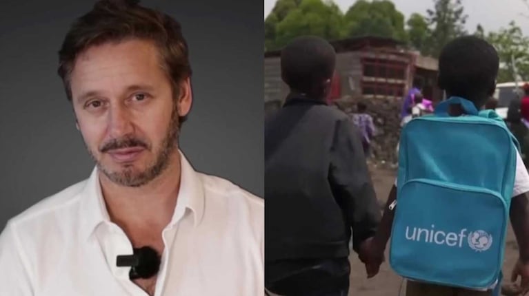 Así es el trabajo de Benjamín Vicuña en Unicef 