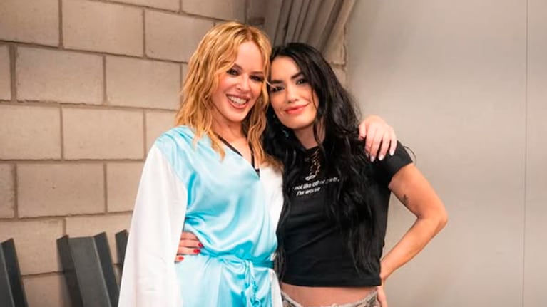La emoción de Lali Espósito tras conocer a su ídola Kylie Minogue: “Un abrazo que jamás olvidaré”