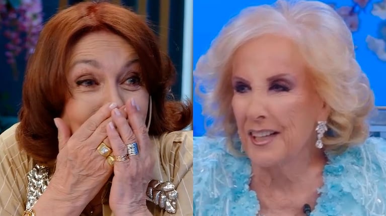 La reacción de Mirtha Legrand ante el inesperado gesto de Nora Cárpena en su mesa: “Esto no se acostumbra”