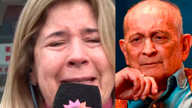 Mercedes Ninci se quebró en vivo por la muerte de Chiche Gelblung: “Se fue el periodista eterno”
