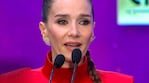 Los gritos que hicieron quebrar a Natalia Oreiro al agradecer el Martín Fierro de Oro: video