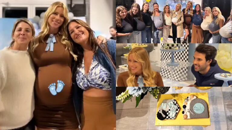 Nicole Neumann mostró las imágenes del baby shower del bebé que tendrá con Manu Urcera