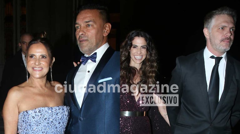 María Fernanda Callejón y Ricky Diotto fueron a un evento con sus parejas: las fotos del incómodo momento