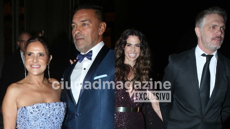 María Fernanda Callejón y Ricky Diotto fueron a un evento con sus parejas: las fotos del incómodo momento