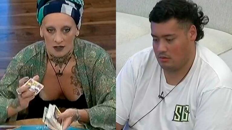 Gran Hermano: Furia le tiró las cartas a Manzana y le hizo un oscuro vaticinio