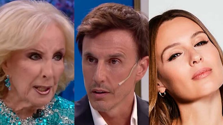 Las indirectas de Roberto García Moritán a Pampita en pleno debate con Mirtha Legrand