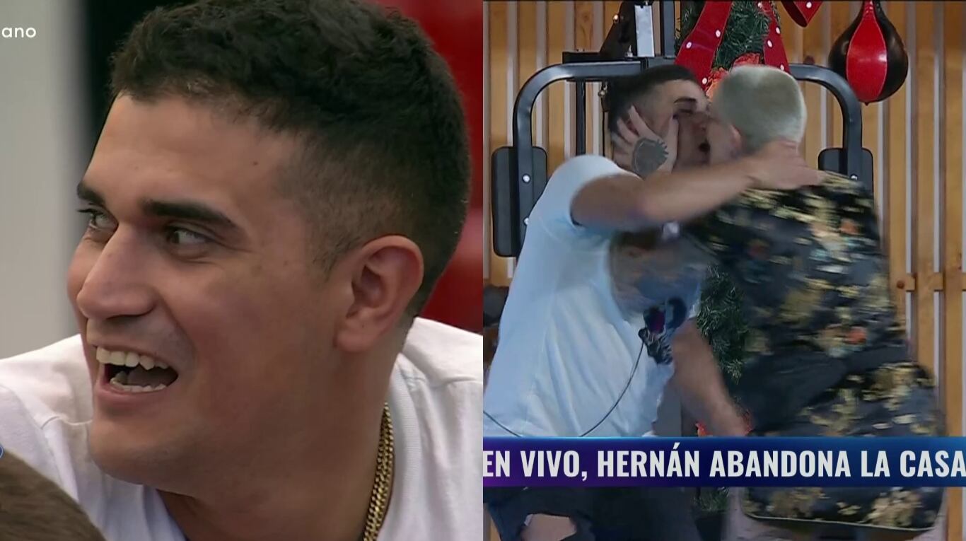 Hernán fue el primer eliminado de Gran Hermano 2023: la efusiva reacción de Furia tras quedarse en la casa